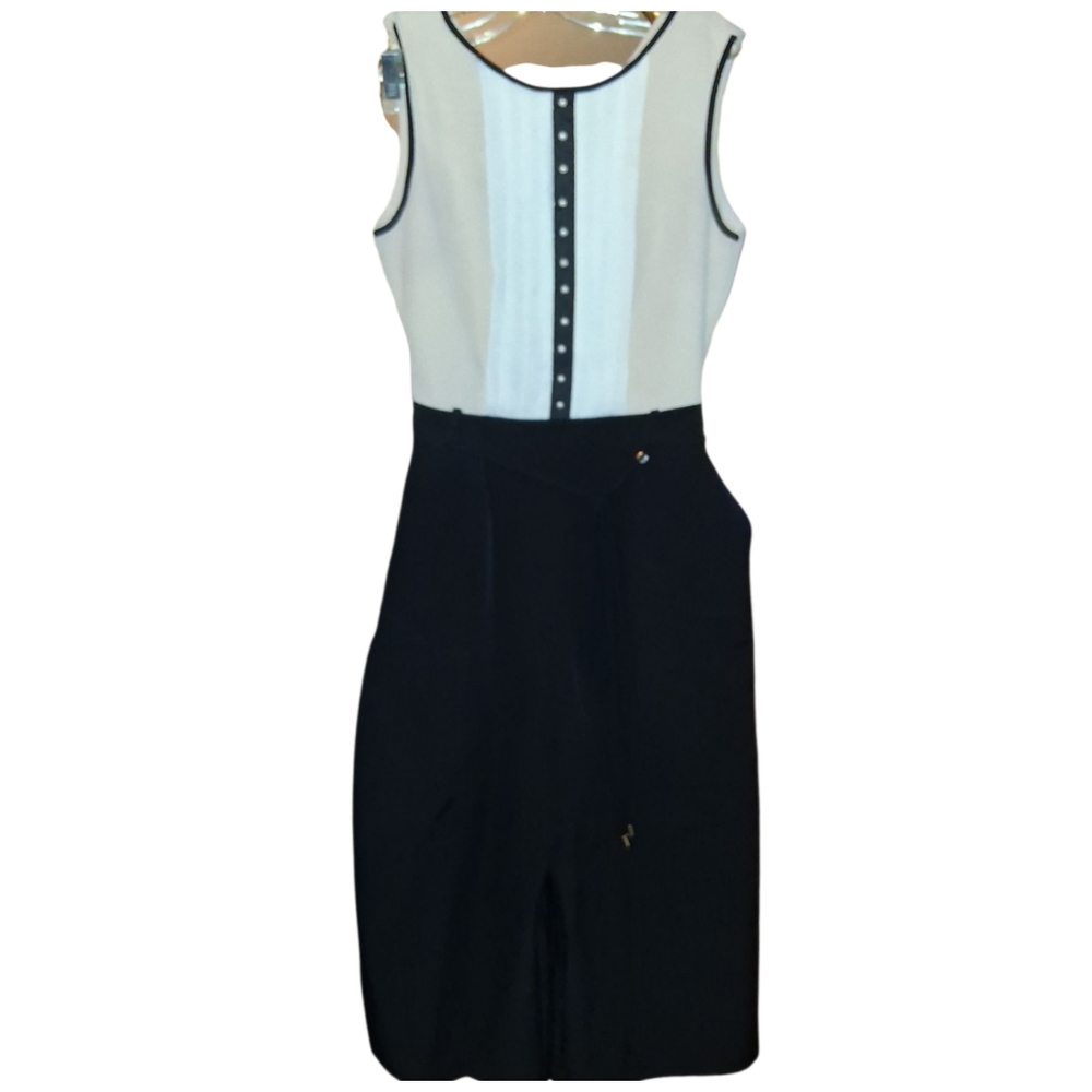 Rinascimento Black and White Jumpsuit with Classic Elegance